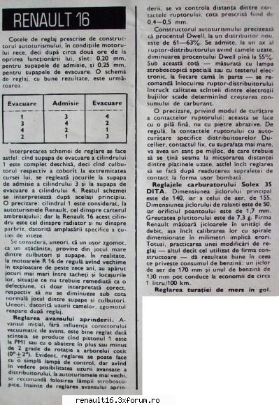 reglaje motorul