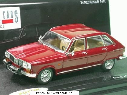 de modelul acesta nu stiam 
scara 1/43 producator vitesse r16 in miniatura