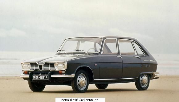 1965 -primul model asa cum s-a lansat renault 16 ~un soc cultural